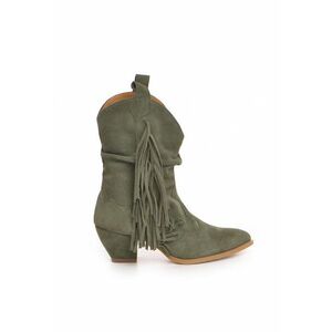Botine cowboy din piele intoarsa - cu franjuri Lituania imagine