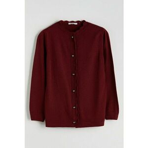 Cardigan regular fit cu nasturi Grace - Visiniu imagine