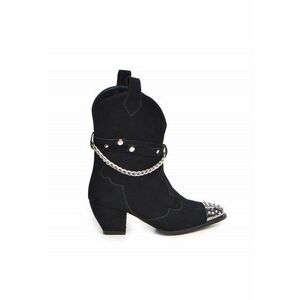 Ciocate Caron Piele Intoarsa Neagra Varf mare cu tinte imagine