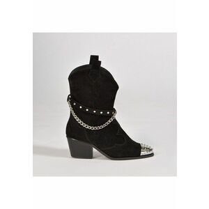 Ciocate Aryan Piele Intoarsa Neagra cu Accesorii Argintii imagine