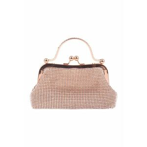 Geanta minaudiere cu strasuri - Auriu rose imagine