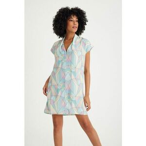 Rochie-tunica cu decolteu in V - Multicolor imagine