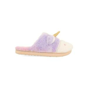 Papuci de casa cu model unicorn - Multicolor imagine
