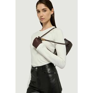 Bluza regular-fit cu decolteu la baza gatului - Alb imagine