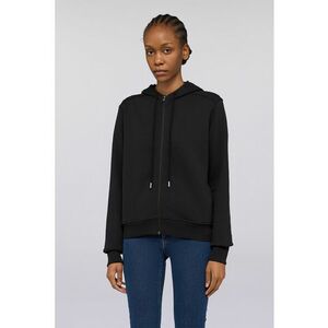 Hanorac uni cu fermoar - Negru imagine