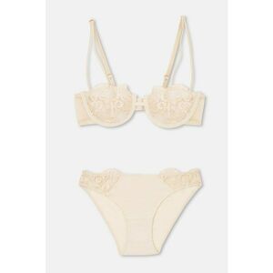 Set de sutien si chiloti - 2 piese - Galben pai imagine