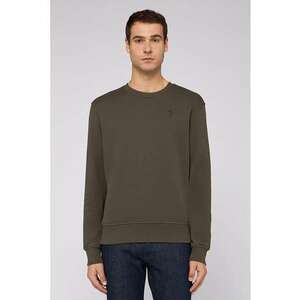 Bluza regular fit de trening din bumbac - Maro inchis imagine