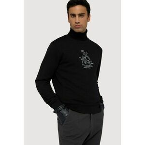 Bluza de trening cu logo brodat - Alb/Negru imagine
