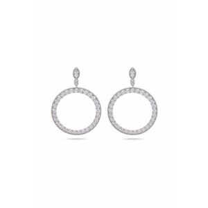 Cercei drop cu cristale imagine