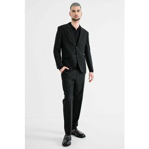 Set de sacou si pantaloni - 2 piese - Negru imagine
