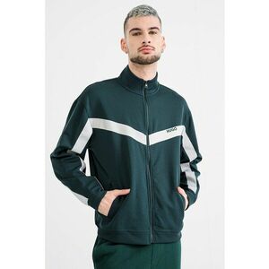 Bluza lejera de trening fermoar Darti - Verde englez imagine