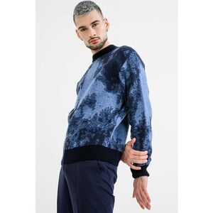 Pulover din amestec de lana Kradar - Albastru/Bleumarin imagine
