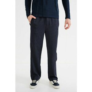 Pantaloni relaxed-fit cu talie elastica - Bleumarin imagine