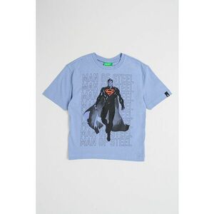 Tricou cu imprimeu Superman - Albastru pastel imagine