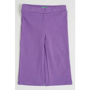 Pantaloni din amestec de bumbac - Lila imagine