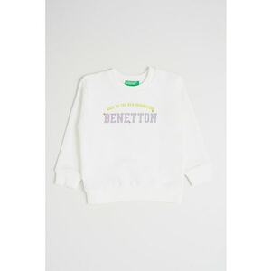 Bluza de trening cu logo pe piept - Alb imagine
