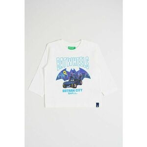 Bluza cu model grafic - Alb imagine