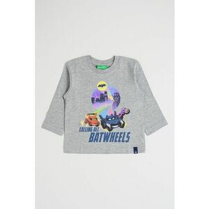 Bluza cu model grafic - Gri deschis melange imagine