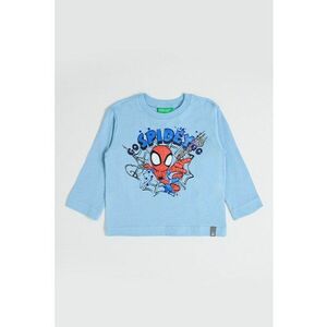 Bluza de bumbac Spiderman - Rosu/Albastru glaciar imagine