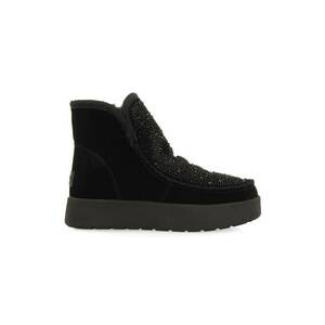 Cizme low-cut de piele intoarsa fara inchidere Cupar - Negru imagine