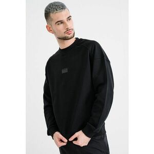 Bluza de trening din bumbac cu imprimeu pe partea din spate Delast - Negru imagine