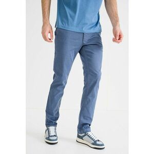 Pantaloni chino slim fit cu buzunare oblice - Albastru prafuit imagine