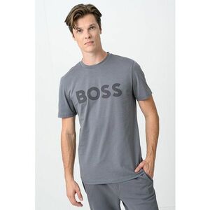 Tricou regular fit cu imprimeu logo cauciucat Thinking imagine