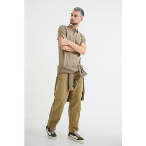 Tricou polo slim fit Passenger - Maro deschis imagine