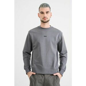 Bluza de trening cu croiala lejera WeSmallCrew - Gri inchis imagine