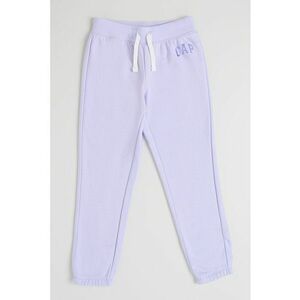 Pantaloni de trening din bumbac cu snur - Lila imagine