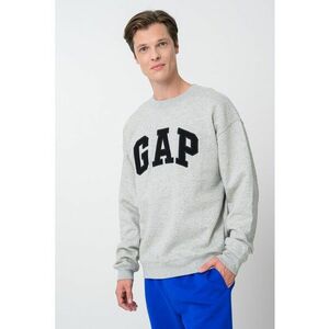 Bluza de trening din bumbac cu logo - Gri deschis melange imagine