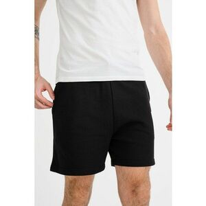 Pantaloni scurti cu buzunare laterale - Alb/Negru imagine