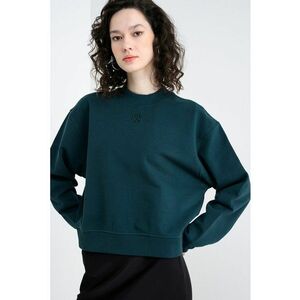 Bluza relaxed fit de trening cu maneci cazute Daxandria - Verde englez imagine