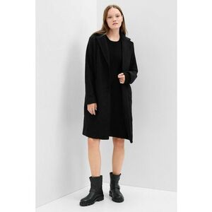 Palton midi uni - Negru imagine