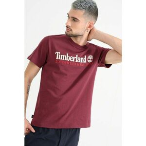 Tricou regular fit cu logo brodat - Violet tyrian imagine