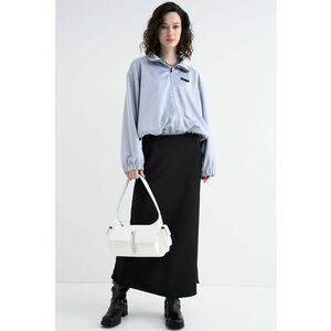 Bluza de trening supradimensionata cu fermoar Dales - Gri deschis imagine