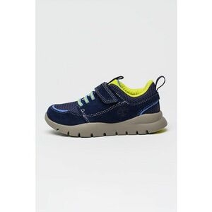 Pantofi sport de piele intoarsa cu insertii de plasa Boroughs Project - Albastru inchis imagine