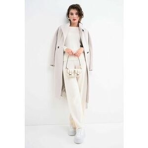 Pulover uni din casmir - Alb imagine