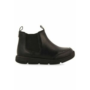 Ghete Chelsea de piele Otselic - Negru imagine
