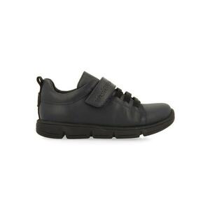 Pantofi de piele cu velcro Heilig - Bleumarin imagine
