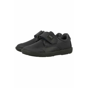 Pantofi sport de piele si piele ecologica cu velcro - Bleumarin imagine