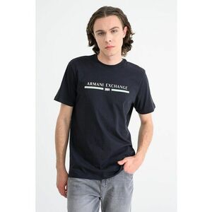 Tricou din bumbac cu imprimeu - Alb/Albastru ultramarin/Verde pal imagine