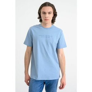 Tricou cu imprimeu logo - Albastru lavanda imagine