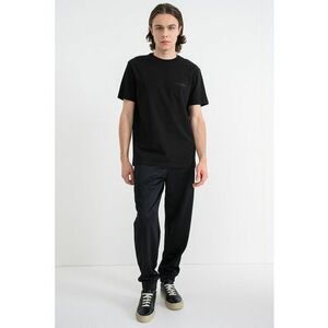 Tricou regular fit de bumbac - Negru imagine