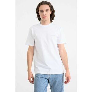 Tricou regular fit de bumbac - Alb imagine