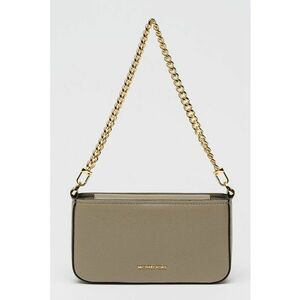 Geanta crossbody de piele cu maner detasabil de lant Bryant - Maro taupe imagine