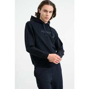 Hanorac regular fit de bumbac - Albastru ultramarin imagine