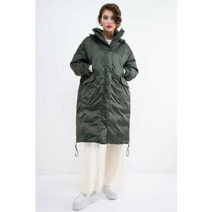 Geaca lunga cu vatelina Merano - Verde inchis imagine