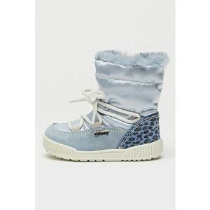 Cizme mid-calf cu garnituri de piele intoarsa cu tehnologie Gore-Tex - Albastru pastel imagine