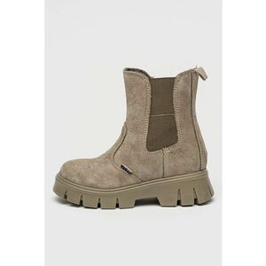 Ghete Chelsea impermeabile de piele intoarsa cu tehinologi Gore-Tex - Maro taupe imagine